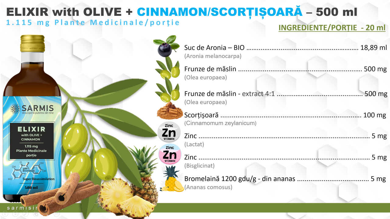Elixir with Olive + Cinnamon - 500 ml 41
