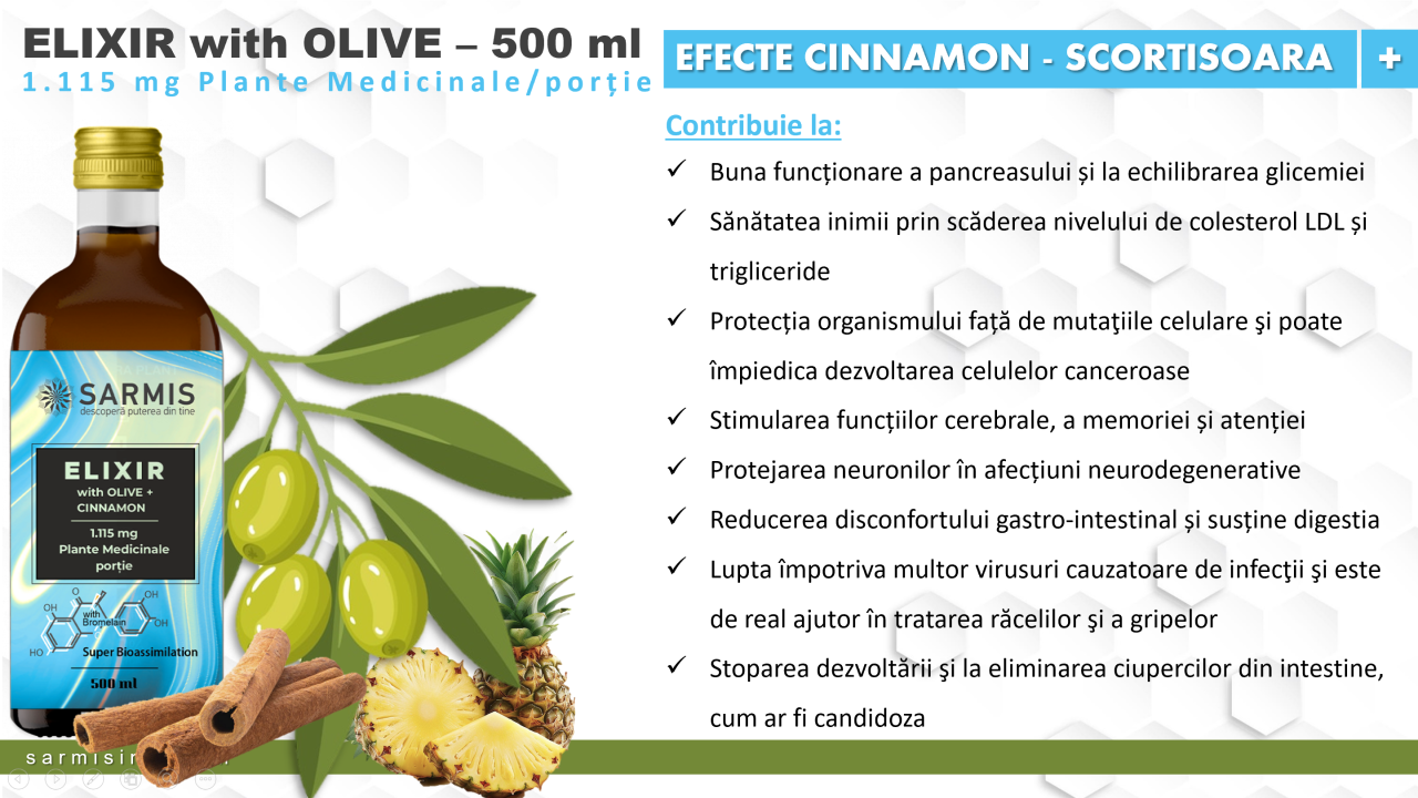 Elixir with Olive + Cinnamon - 500 ml 45