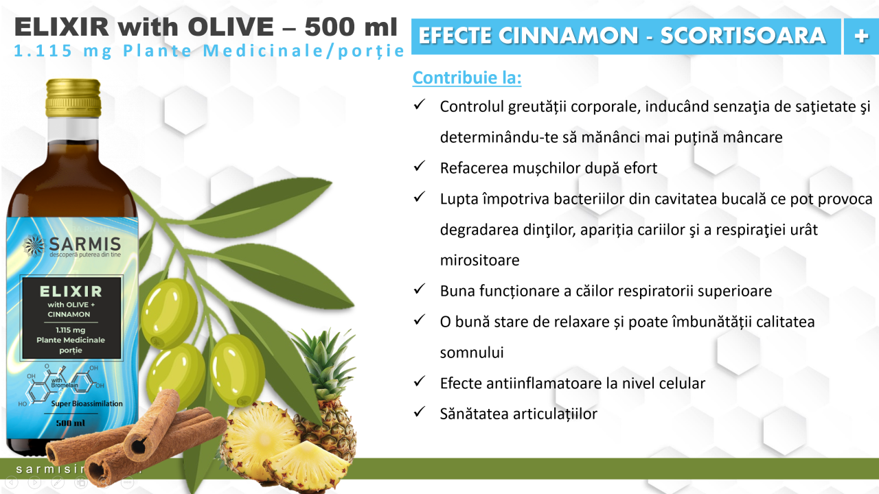 Elixir with Olive + Cinnamon - 500 ml 47