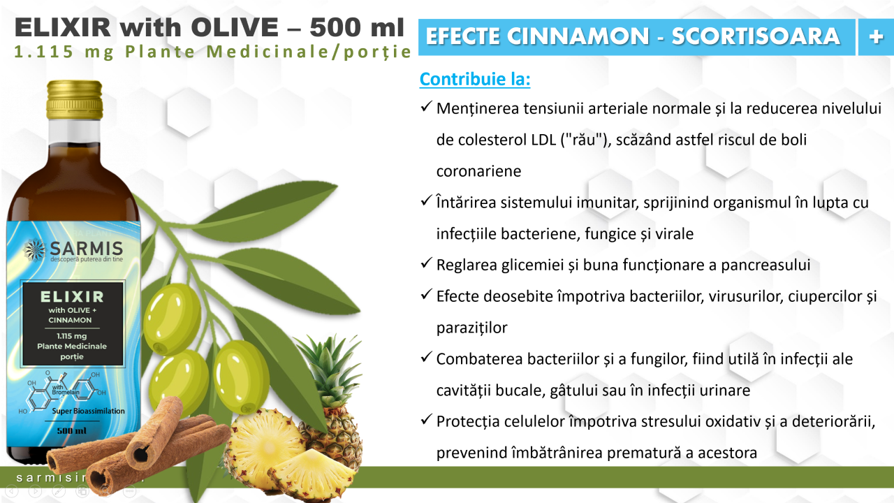 Elixir with Olive + Cinnamon - 500 ml 49
