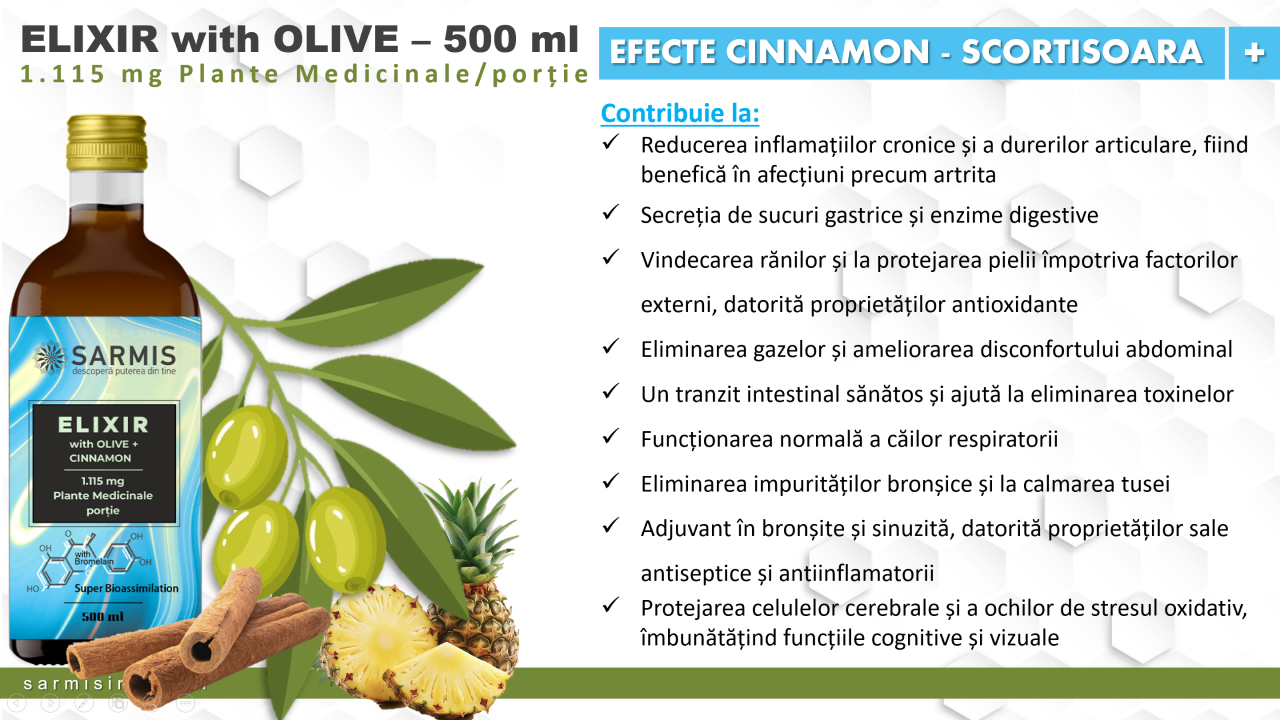 Elixir with Olive + Cinnamon - 500 ml 51
