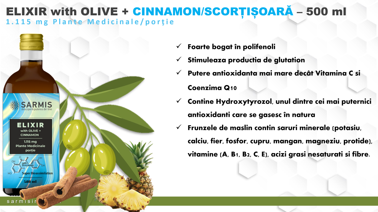 Elixir with Olive + Cinnamon - 500 ml 43