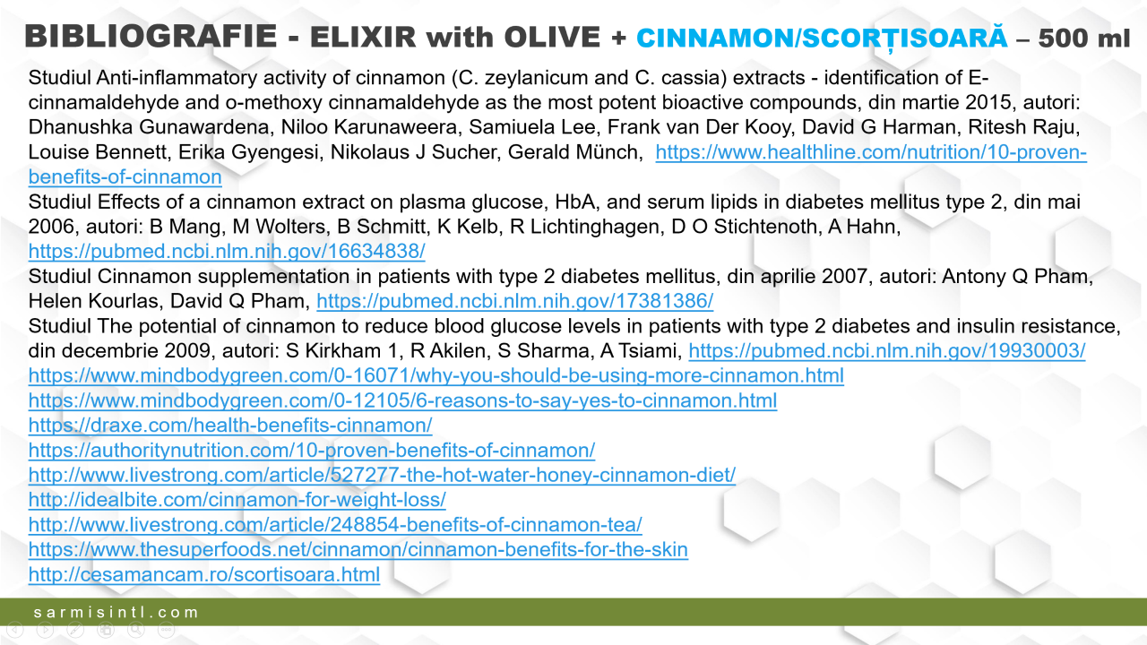 Elixir with Olive + Cinnamon - 500 ml 53