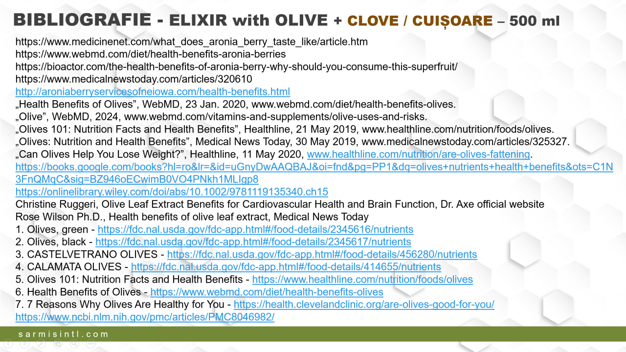 Elixir with Olive + Clove - 500 ml 41