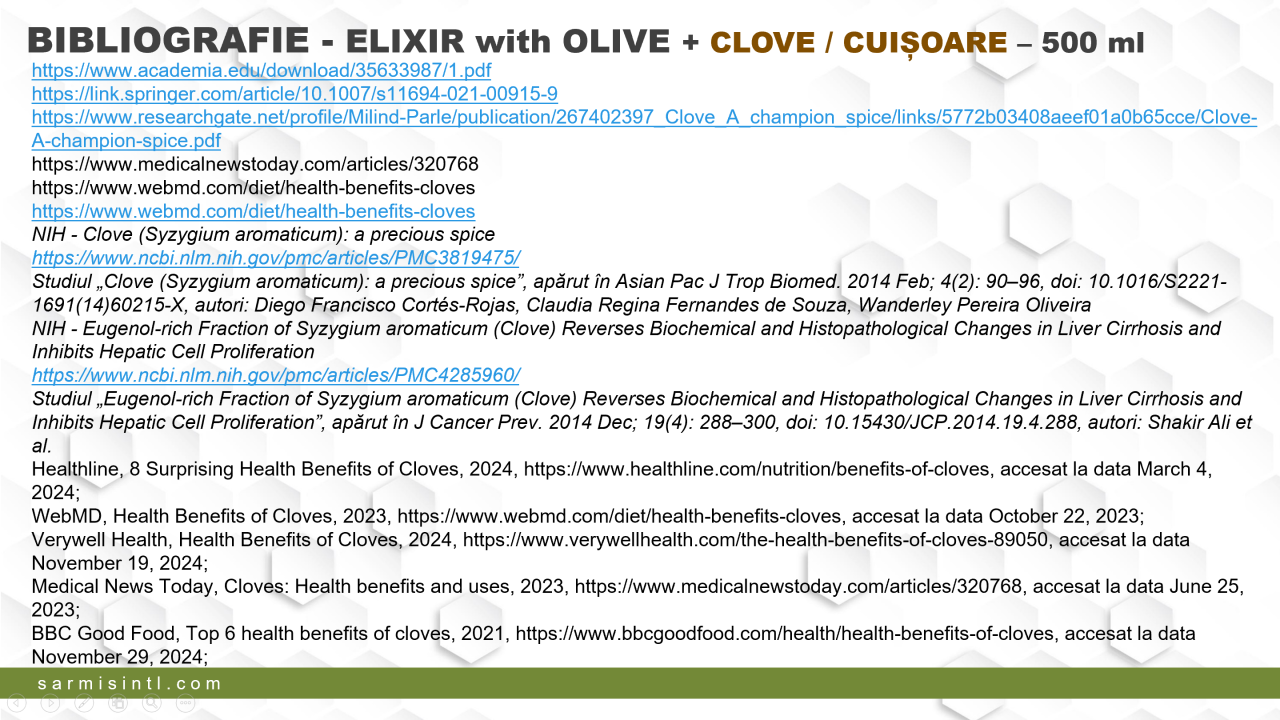 Elixir with Olive + Clove - 500 ml 43