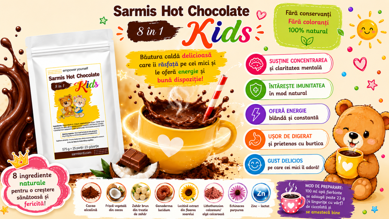 Hot Chocolate - 8in1 - Kids - 25 portii 2 Hot Chocolate - 8in1 - Kids - 25 portii
