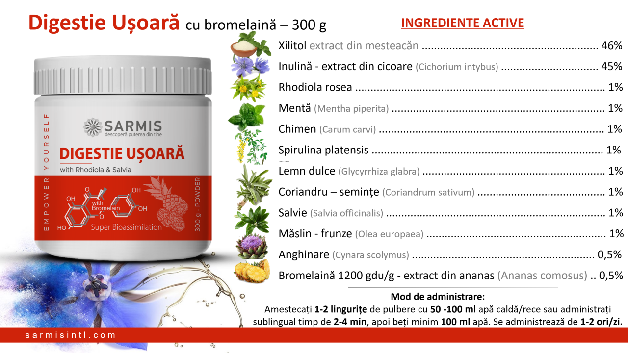 Easy Digestion with Bromelain - powder - 300 g 12 Easy Digestion with Bromelain - powder - 300 g 11