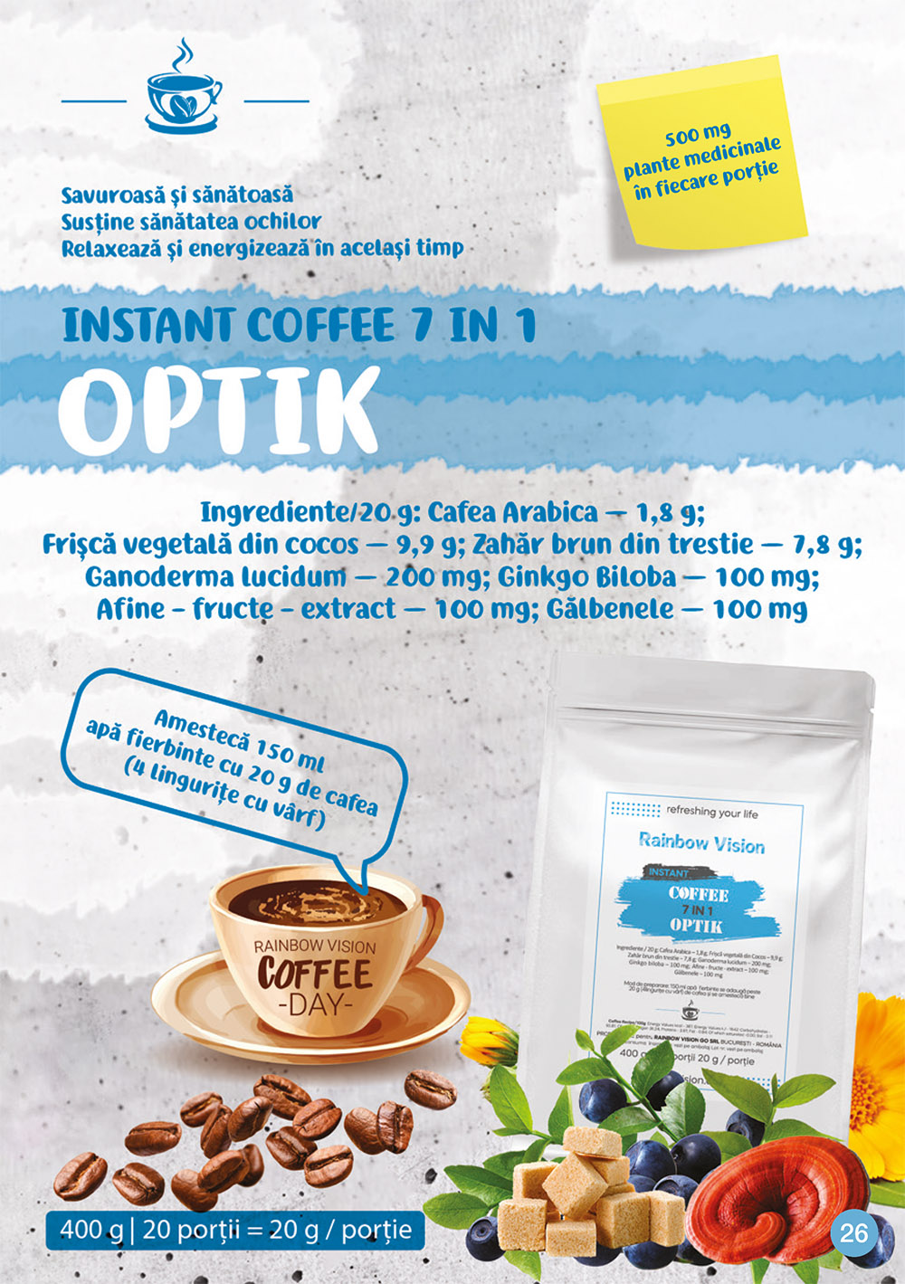 Instant Coffee - 7in1 – Optik (20 portii)